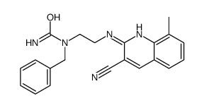 1-benzyl-1-[2-[(3-cyano-8-methylquinolin-2-yl)amino]ethyl]urea