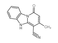 3-methyl-1-oxo-5H-pyrido[1,2-a]benzimidazole-4-carbonitrile