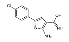 2-amino-5-(4-chlorophenyl)thiophene-3-carboxamide