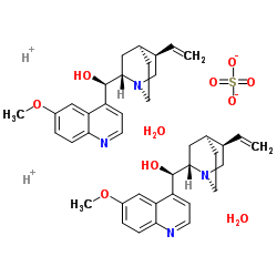 quinine sulfate dihydrate Cas:6119-70-6 第1张