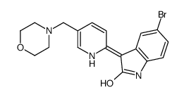 5-bromo-3-[5-(morpholin-4-ylmethyl)-1H-pyridin-2-ylidene]-1H-indol-2-one