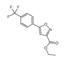 Ethyl 5-[4-(trifluoromethyl)phenyl]-1,2-oxazole-3-carboxylate