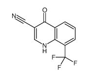 4-oxo-8-(trifluoromethyl)-1H-quinoline-3-carbonitrile