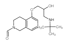 5-[3-(tert-butylamino)-2-hydroxypropoxy]-3,4-dihydro-1H-isoquinoline-2-carbaldehyde