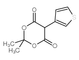 2,2-dimethyl-5-thiophen-3-yl-1,3-dioxane-4,6-dione