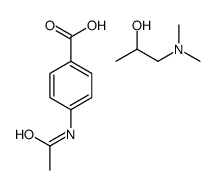 4-Acetamidobenzoic Acid, Compound With 1-(dimethylamino)propan-2-ol (1:1) Cas:61990-51-0 第1张