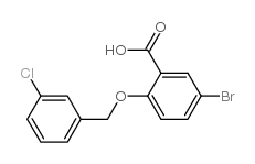 5-bromo-2-[(3-chlorophenyl)methoxy]benzoic acid