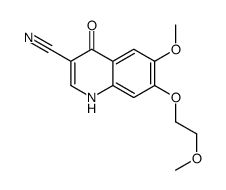 6-Methoxy-7-(2-methoxyethoxy)-4-oxo-1,4-dihydro-3-quinolinecarbon itrile