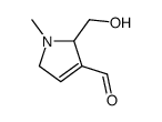 2-(hydroxymethyl)-1-methyl-2,5-dihydropyrrole-3-carbaldehyde CAS:62501-63-7 第1张