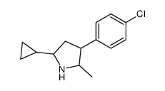 3-(4-chlorophenyl)-5-cyclopropyl-2-methylpyrrolidine CAS:62510-56-9 第1张