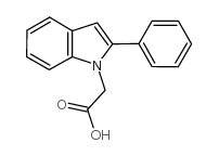 (2-phenyl-1h-indol-1-yl)acetic acid