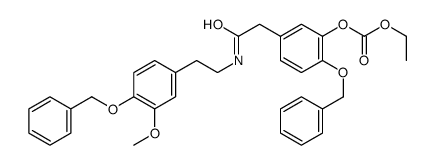 N-2-(4-Benzyloxy-3-methoxyphenethyl)-4-benzyloxy -3-ethoxycarbonyloxyphenylacetamide CAS:62744-13-2 第1张