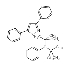 ditert-butyl-[2-(3,5-diphenylpyrazol-1-yl)phenyl]phosphane CAS:628333-86-8 第1张