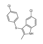 5-chloro-3-(4-chlorophenyl)sulfanyl-2-methyl-1H-indole