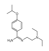 N'-[2-(diethylamino)ethyl]-4-propan-2-yloxybenzenecarboximidamide CAS:62979-94-6 第1张