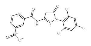 3-Nitro-N-(5-oxo-1-(2,4,6-trichlorophenyl)-4,5-dihydro-1H-pyrazol-3-yl)benzamide