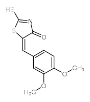 (5E)-5-(3,4-Dimethoxybenzylidene)-2-mercapto-1,3-thiazol-4(5H)-one