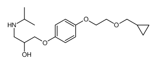 1-{4-[2-(Cyclopropylmethoxy)ethoxy]phenoxy}-3-(isopropylamino)-2- propanol CAS:63659-12-1 第1张