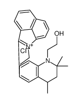 2-[6-(1-ethylbenzo[cd]indol-1-ium-2-yl)-2,2,4-trimethyl-3,4-dihydroquinolin-1-yl]ethanol,chloride