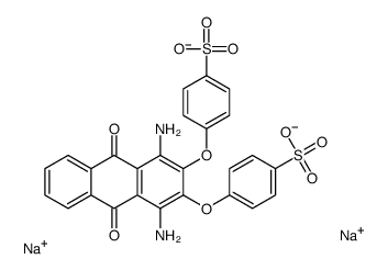 disodium,4-[1,4-diamino-9,10-dioxo-3-(4-sulfonatophenoxy)anthracen-2-yl]oxybenzenesulfonate CAS:6408-73-7 第1张