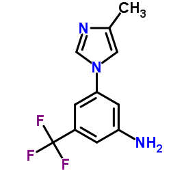 3-(4-Methyl-1H-imidazol-1-yl)-5-(trifluoromethyl)aniline CAS:641571-11-1 manufacturer price 第1张