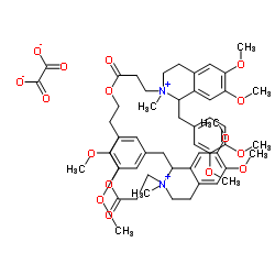 Pentamethylenebis[1-(3,4-dimethoxybenzyl)-3,4-dihydro-6,7-dimethoxy-1H-isoquinoline-2-propionate], Dioxalate CAS:64228-78-0 第1张