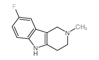 8-Fluoro-2-methyl-2,3,4,5-tetrahydro-1H-pyrido[4,3-b]indole CAS:64368-85-0 第1张