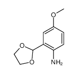 2-(1,3-dioxolan-2-yl)-4-methoxyaniline