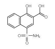 1-hydroxy-4-sulfamoylnaphthalene-2-carboxylic acid