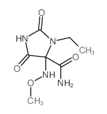 3-Ethyl-4-(methoxyamino)-2,5-dioxoimidazolidine-4-carboxamide