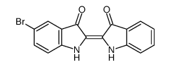 (2Z)-5-bromo-2-(3-oxo-1H-indol-2-ylidene)-1H-indol-3-one