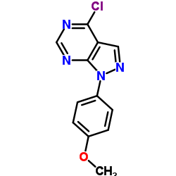 4-chloro-1-(4-methoxyphenyl)pyrazolo[3,4-d]pyrimidine