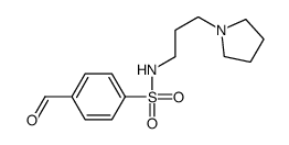 4-formyl-N-(3-pyrrolidin-1-ylpropyl)benzenesulfonamide