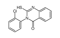 3-(2-chlorophenyl)-2-sulfanylidene-1H-quinazolin-4-one CAS:65141-60-8 第1张