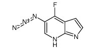 5-azido-4-fluoro-1H-pyrrolo[2,3-b]pyridine