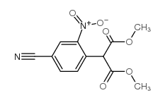 Dimethyl 2-(4-cyano-2-nitrophenyl)malonate CAS:651747-69-2 第1张