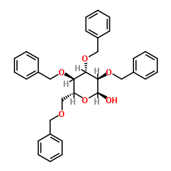 2,3,4,6-Tetra-O-benzyl-D-glucopyranose Cas:6564-72-3 第1张
