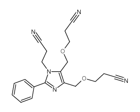 1-(2-cyanoethyl)-2-phenyl-4,5-di-cyanoethoxymethyl imidazole