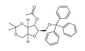 4-o-acetyl-2,5-anhydro-1,3-o-isopropylidene-6-o-trityl-d-glucitol