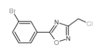 5-(3-bromophenyl)-3-(chloromethyl)-1,2,4-oxadiazole