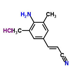 (E)-3-(4-AMino-3,5-diMethylphenyl)acrylonitrile Hydrochloride Cas:661489-23-2 第1张