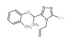 3-[1-(2-methylphenoxy)ethyl]-4-prop-2-enyl-1H-1,2,4-triazole-5-thione