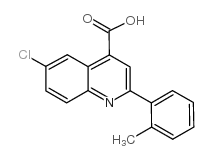 6-chloro-2-(2-methylphenyl)quinoline-4-carboxylic acid