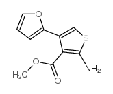 3-thiophenecarboxylic acid, 2-amino-4-(2-furanyl)-, methyl ester