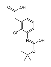 2-[2-chloro-3-[(2-methylpropan-2-yl)oxycarbonylamino]phenyl]acetic acid