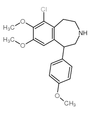 6-Chloro-2,3,4,5-tetrahydro-7,8-dimethoxy-1-(4-methoxyphenyl)-1H-3-benzazepine