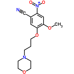 2-Amino-4-methoxy-5-(3-morpholinopropoxy)benzonitrile CAS:675126-26-8 manufacturer price 第1张