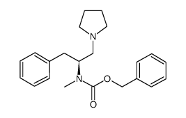 benzyl N-methyl-N-[(2S)-1-phenyl-3-pyrrolidin-1-ylpropan-2-yl]carbamate