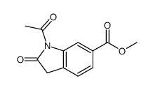 Methyl 1-acetyl-2-oxoindoline-6-carboxylate CAS:676326-36-6 第1张