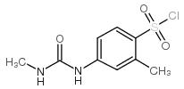 2-methyl-4-(methylcarbamoylamino)benzenesulfonyl chloride